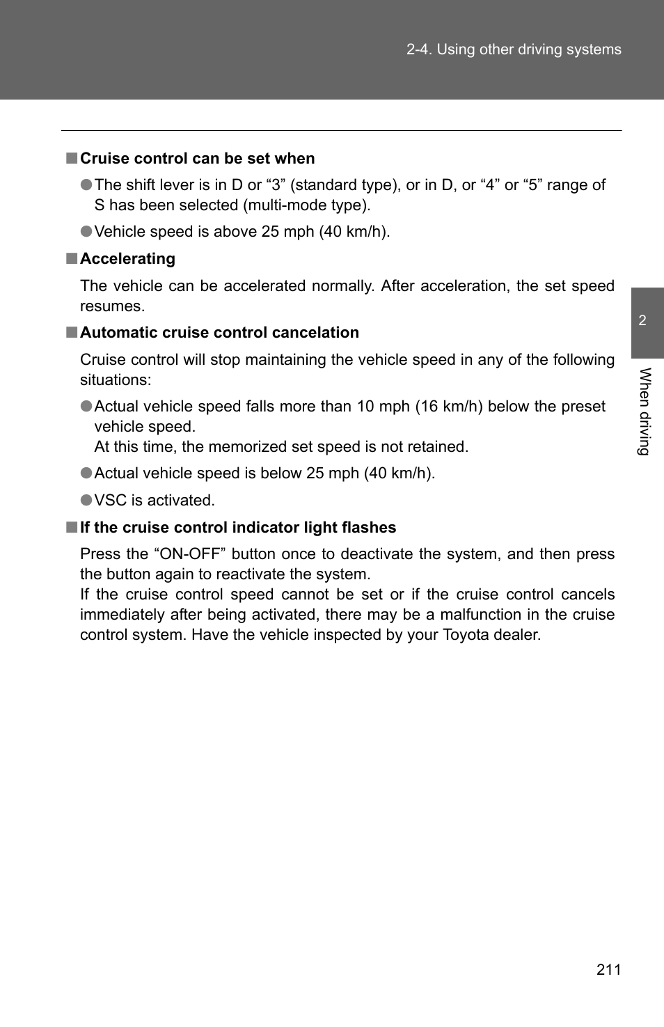 TOYOTA 2011 4Runner User Manual | Page 235 / 697