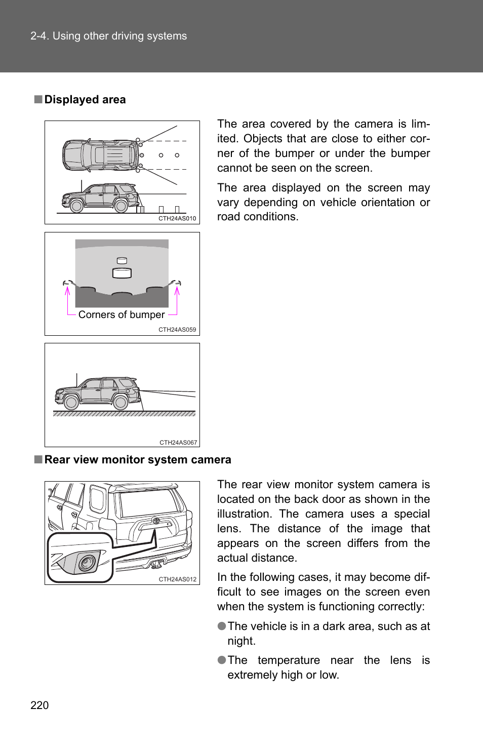 TOYOTA 2011 4Runner User Manual | Page 244 / 697