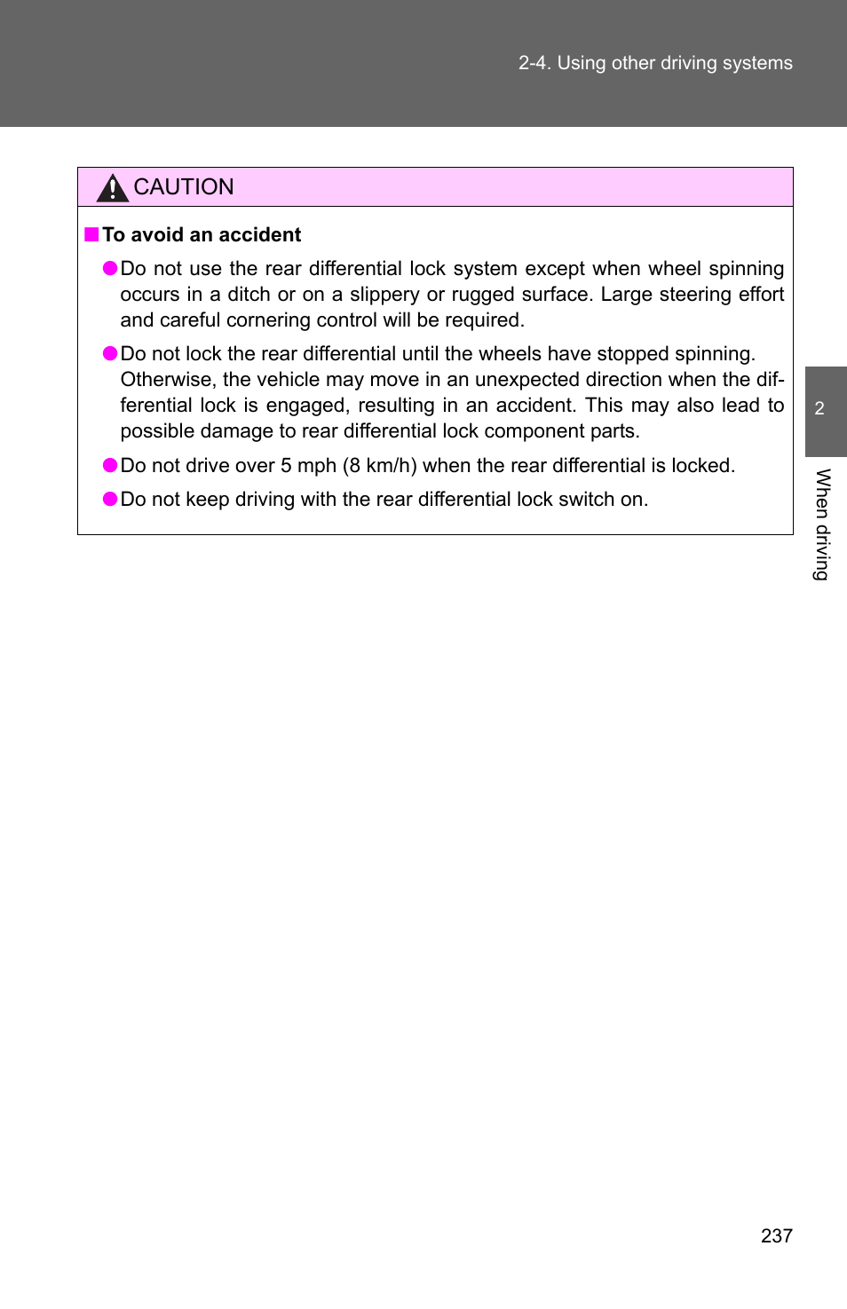 TOYOTA 2011 4Runner User Manual | Page 261 / 697