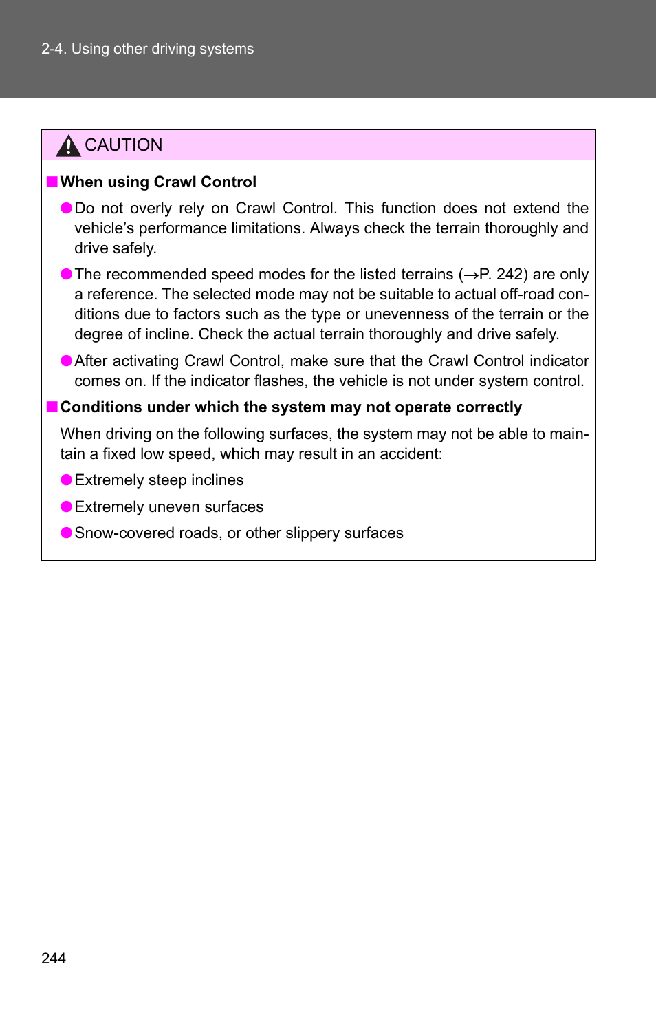 TOYOTA 2011 4Runner User Manual | Page 268 / 697