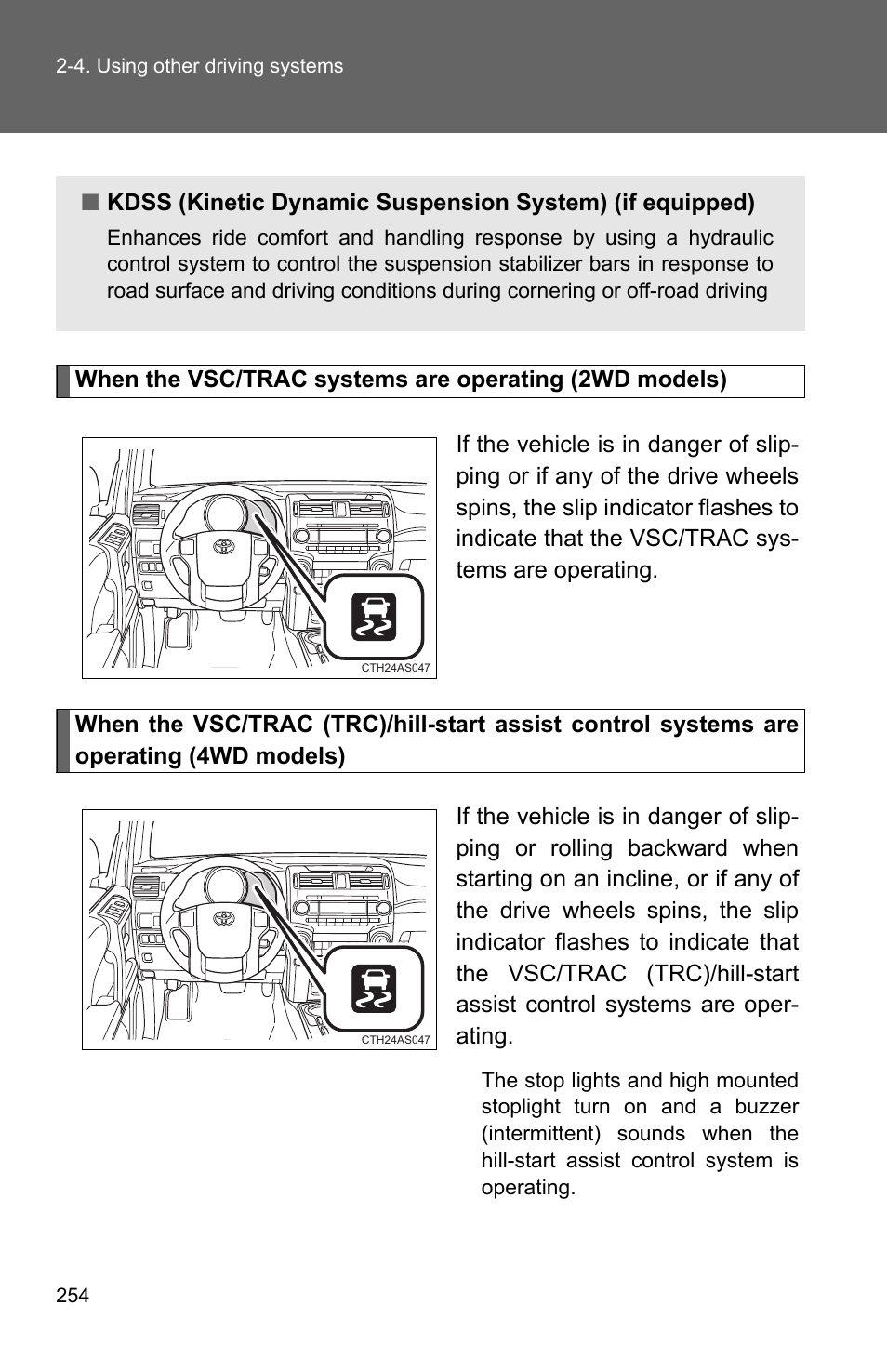 TOYOTA 2011 4Runner User Manual | Page 278 / 697