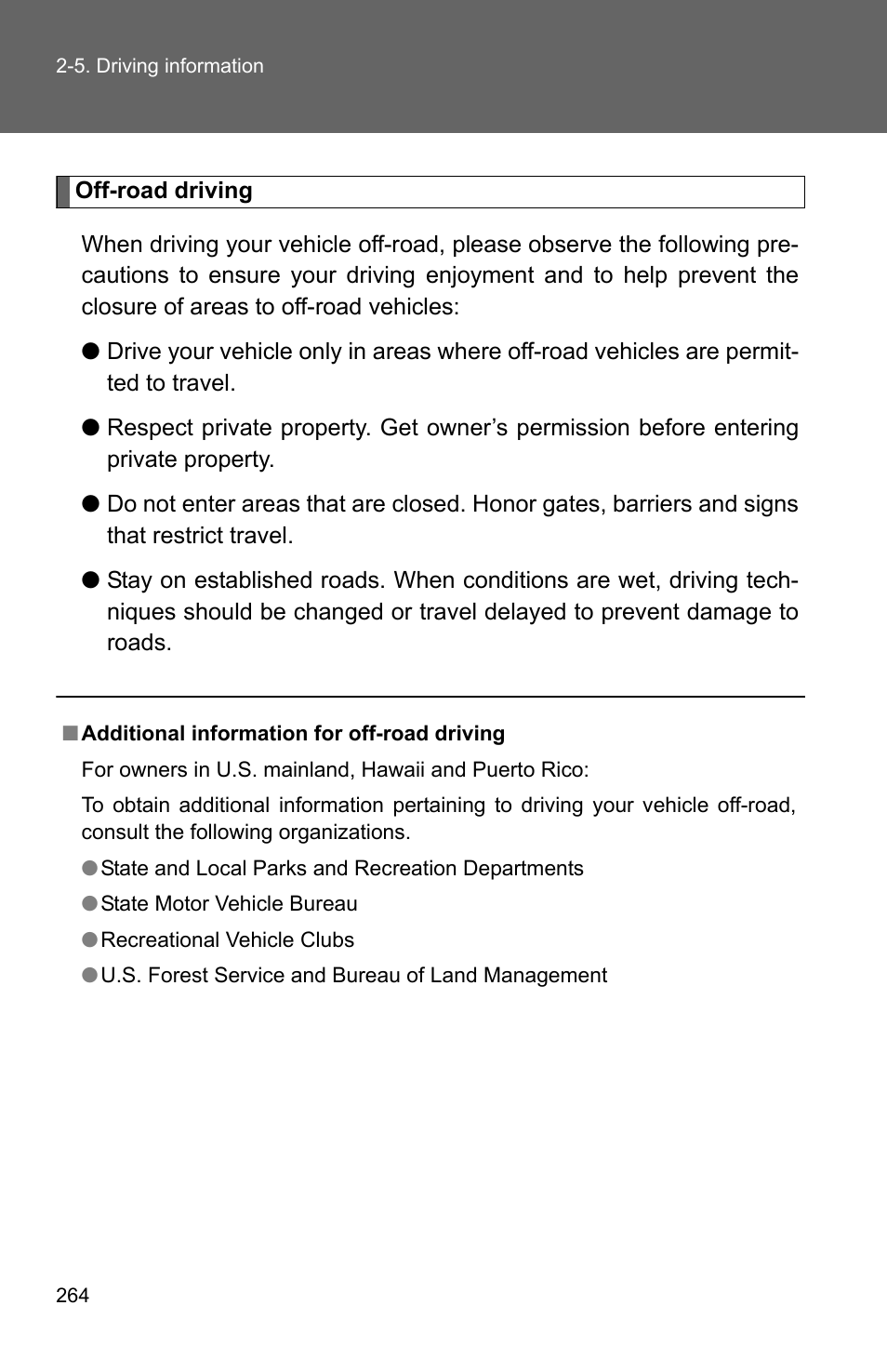 TOYOTA 2011 4Runner User Manual | Page 288 / 697