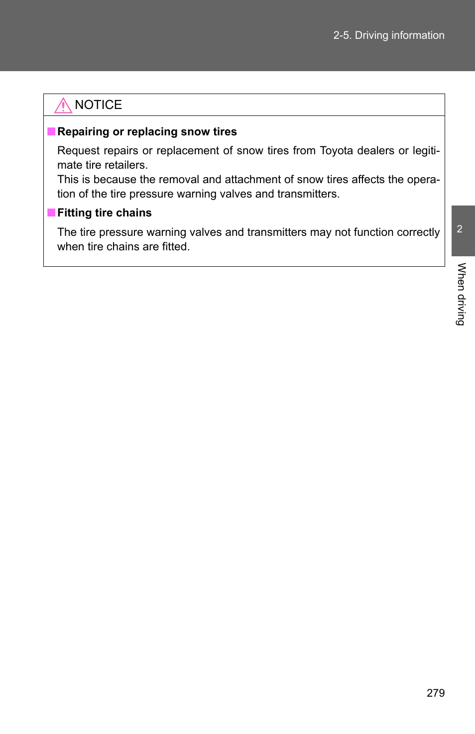 TOYOTA 2011 4Runner User Manual | Page 303 / 697