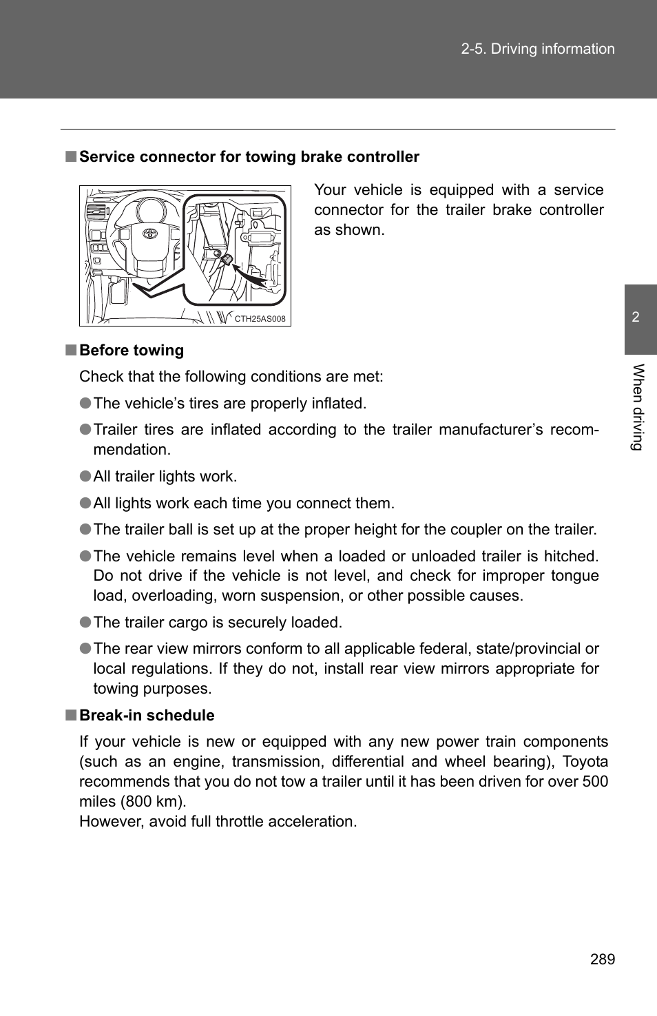 TOYOTA 2011 4Runner User Manual | Page 313 / 697