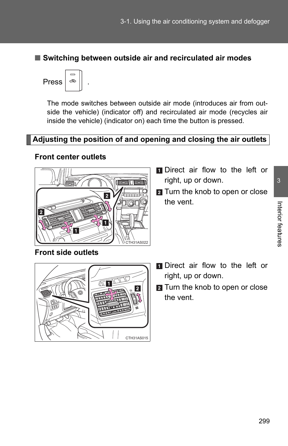 TOYOTA 2011 4Runner User Manual | Page 321 / 697