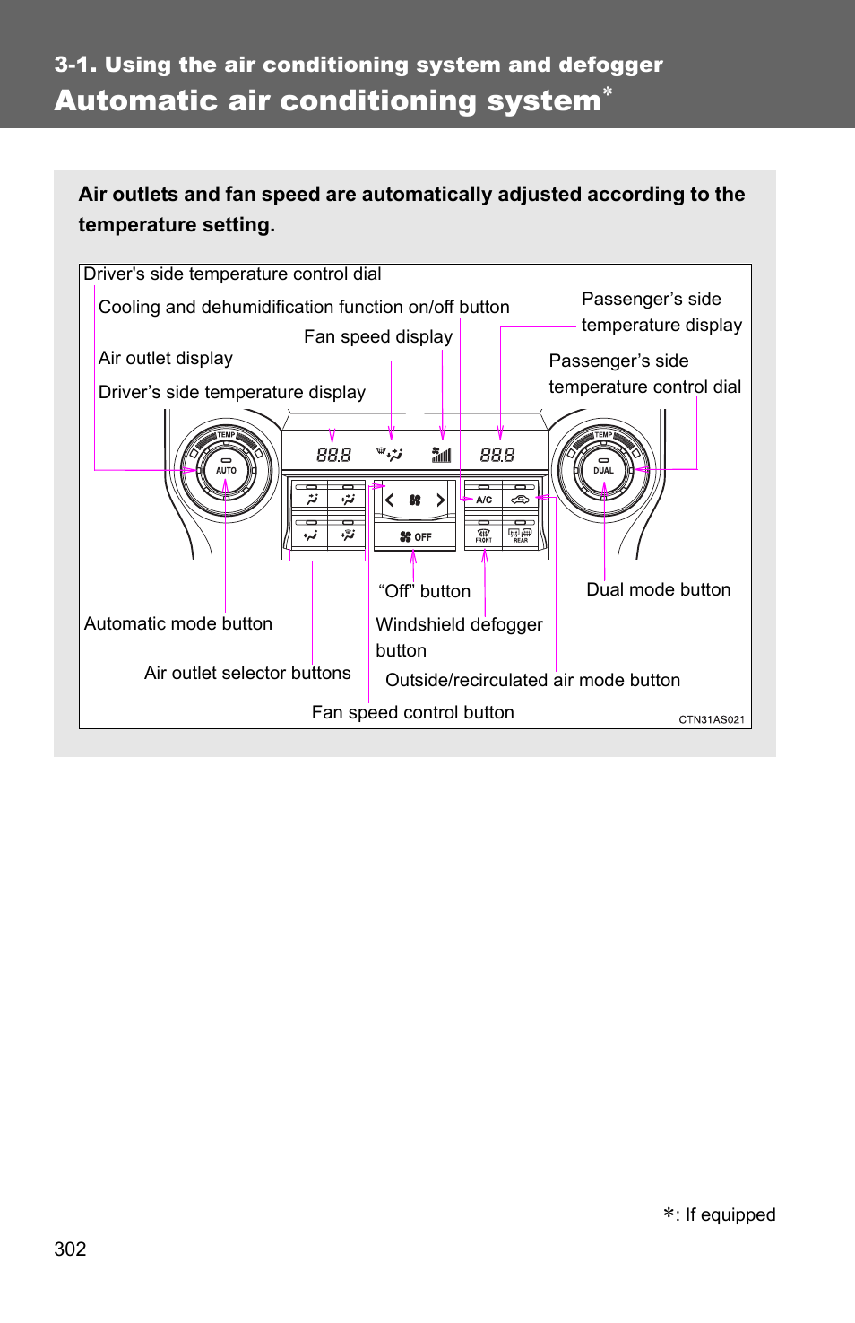 Automatic air conditioning system | TOYOTA 2011 4Runner User Manual | Page 324 / 697