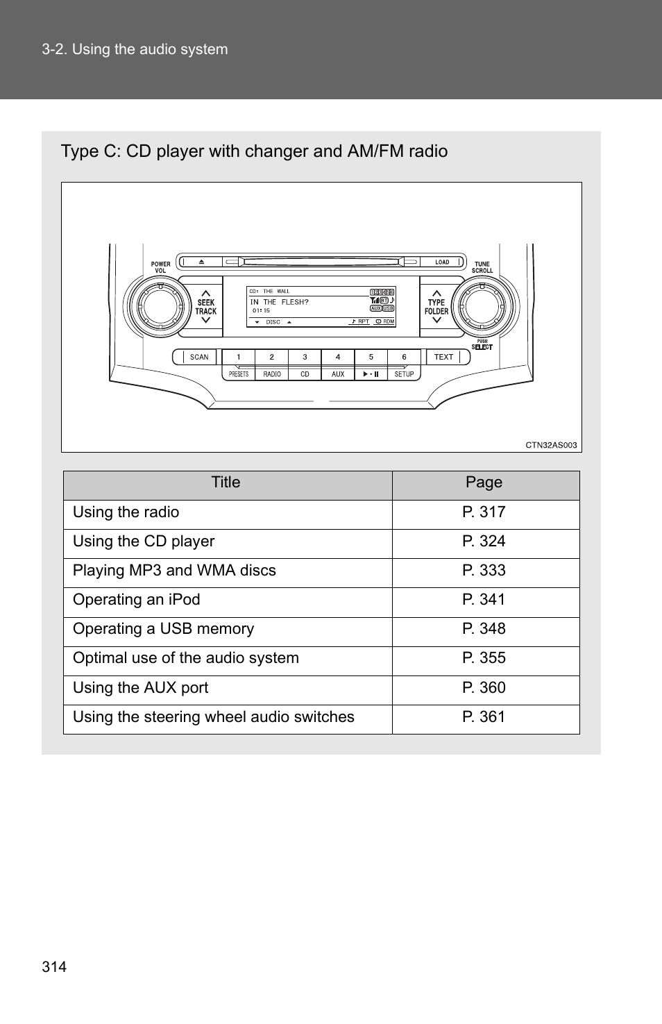 TOYOTA 2011 4Runner User Manual | Page 336 / 697