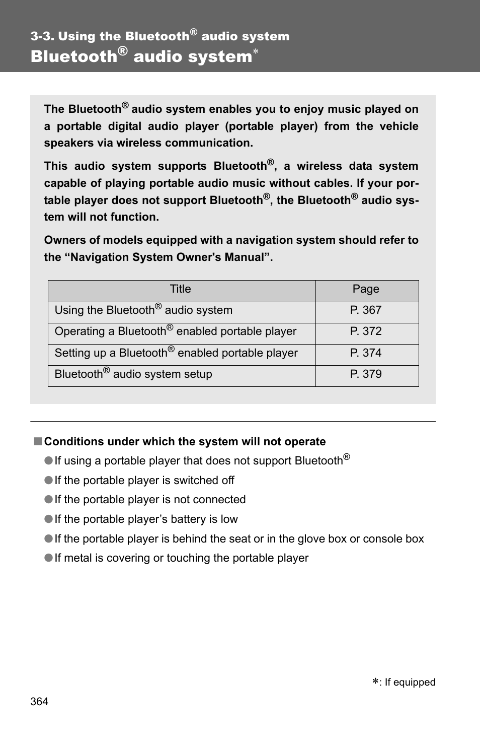 Sec_03_03, Bluetooth, Audio system | TOYOTA 2011 4Runner User Manual | Page 386 / 697