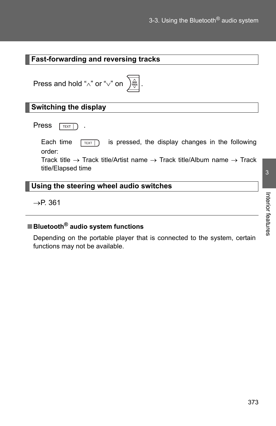 TOYOTA 2011 4Runner User Manual | Page 395 / 697