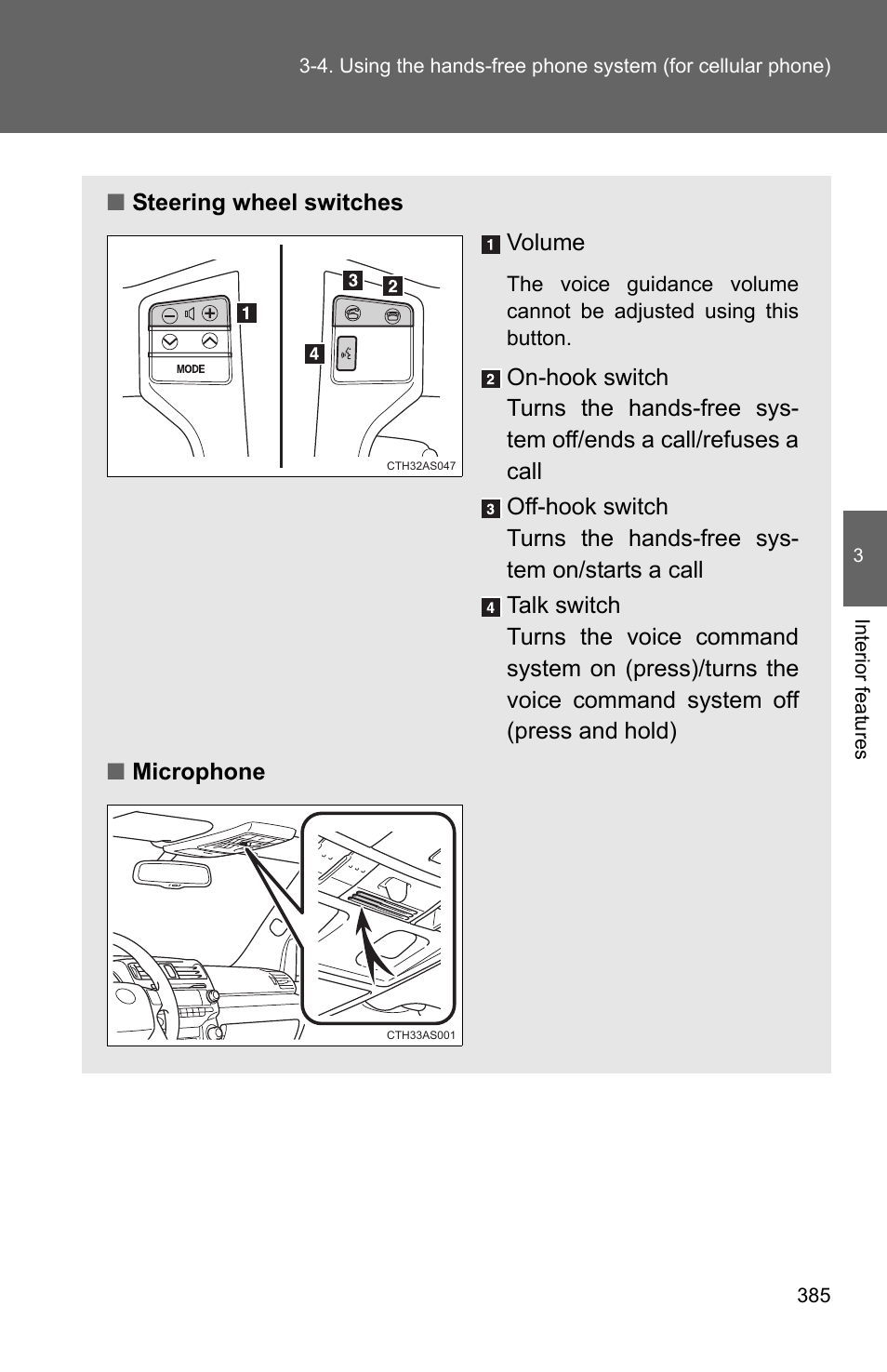 Steering wheel switches volume | TOYOTA 2011 4Runner User Manual | Page 407 / 697