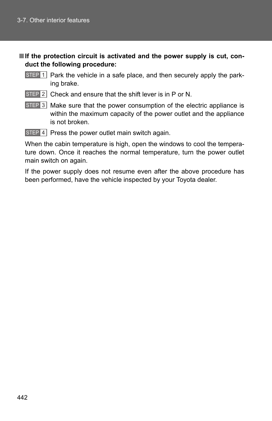 TOYOTA 2011 4Runner User Manual | Page 464 / 697