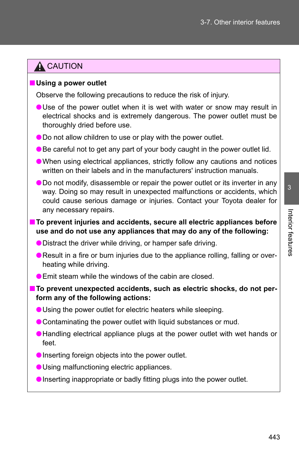 TOYOTA 2011 4Runner User Manual | Page 465 / 697