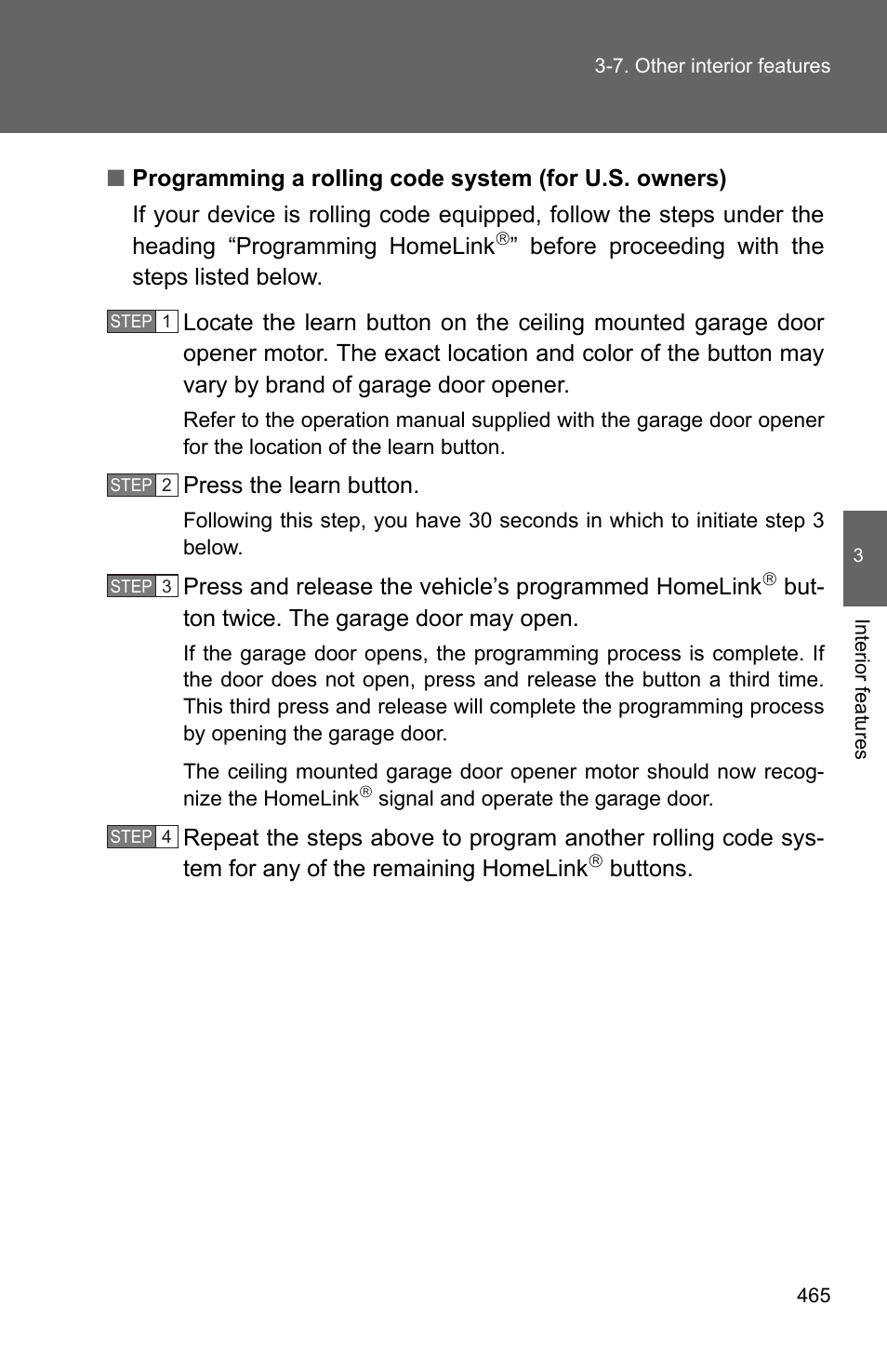 TOYOTA 2011 4Runner User Manual | Page 487 / 697