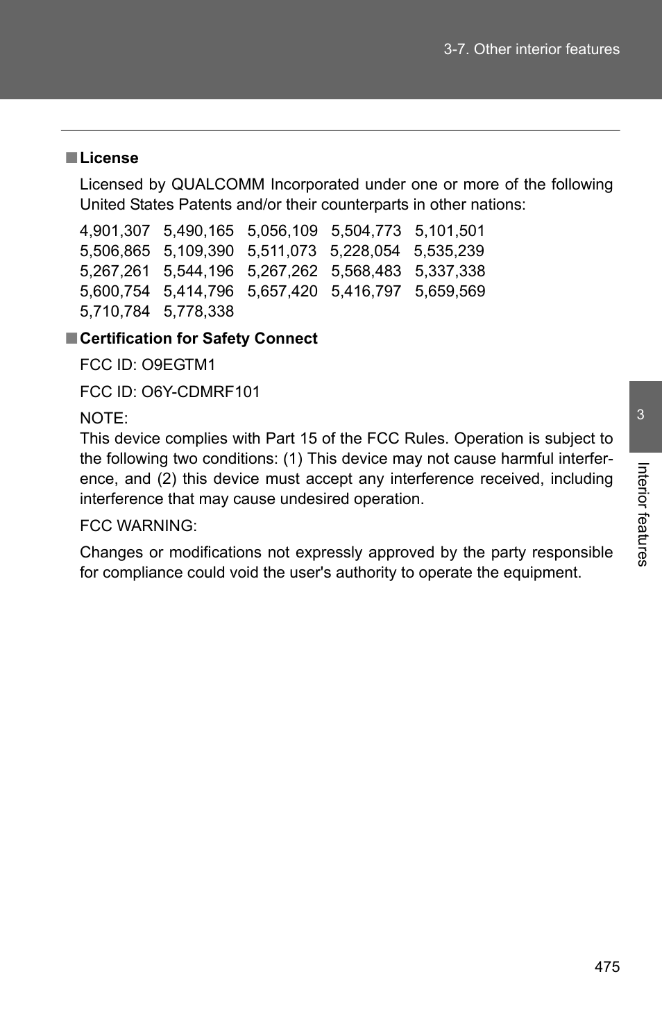 TOYOTA 2011 4Runner User Manual | Page 497 / 697