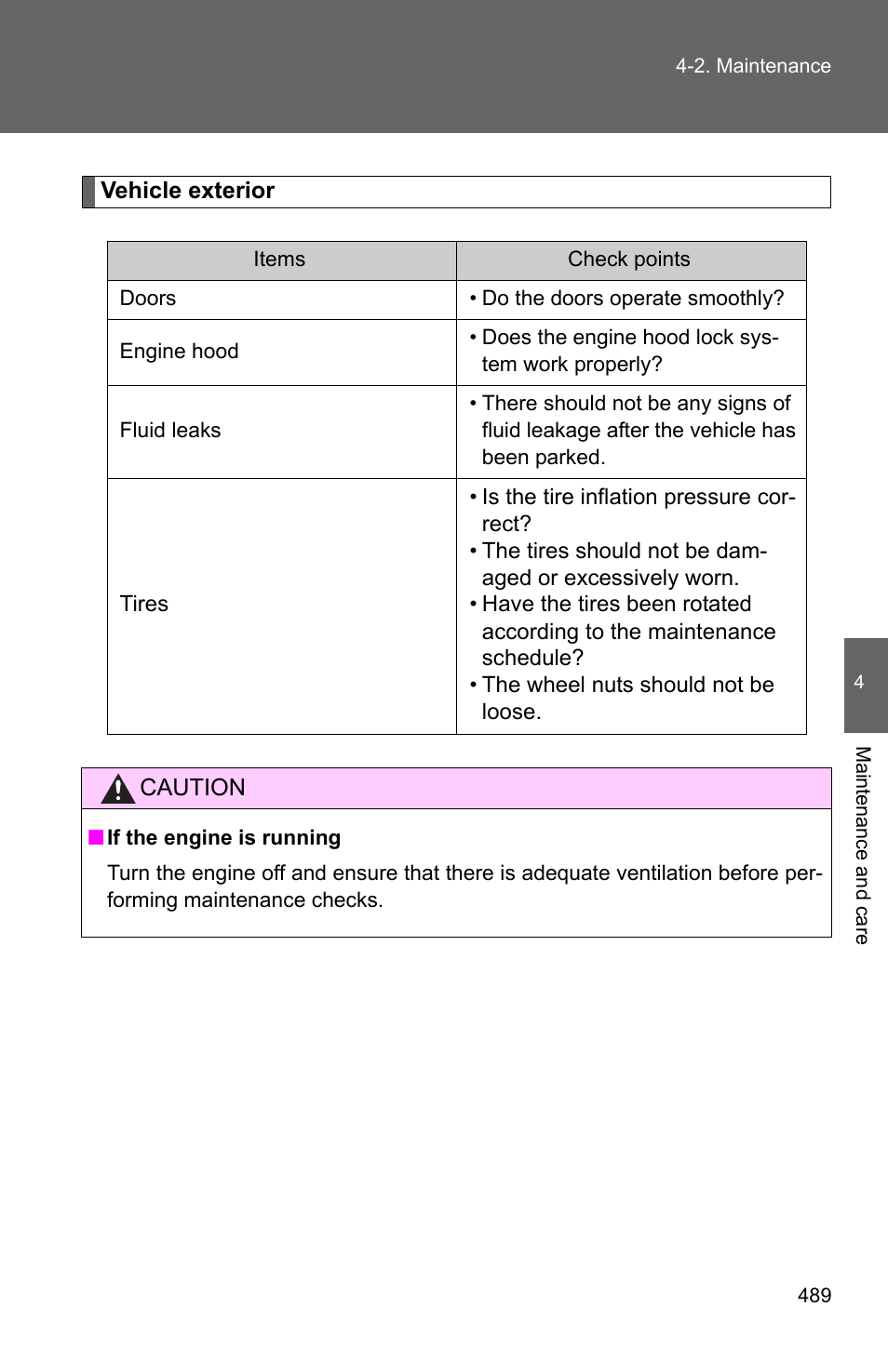 TOYOTA 2011 4Runner User Manual | Page 510 / 697