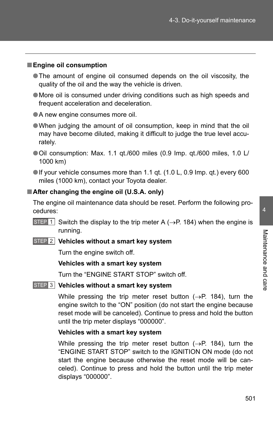 TOYOTA 2011 4Runner User Manual | Page 522 / 697