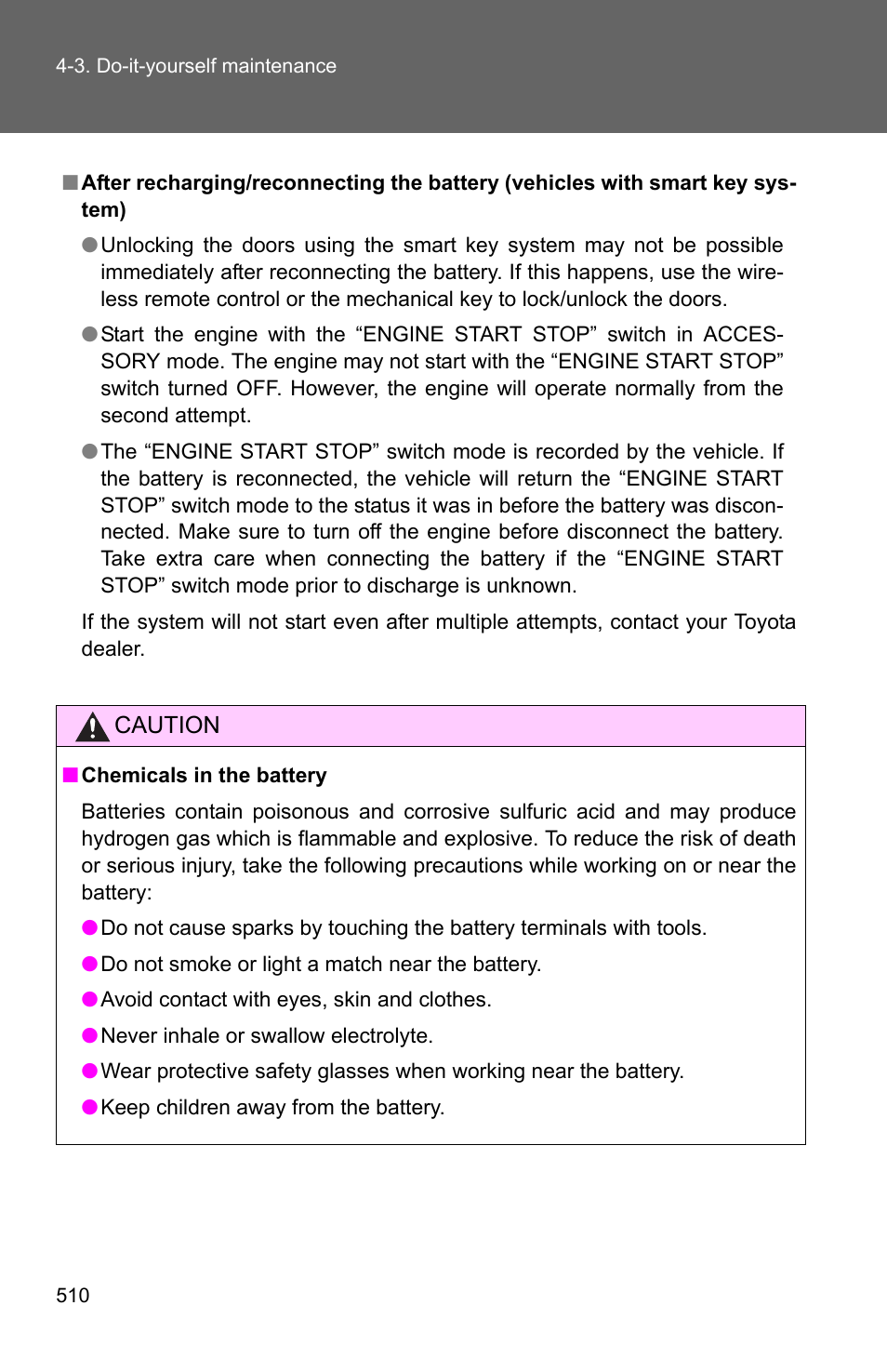 TOYOTA 2011 4Runner User Manual | Page 531 / 697