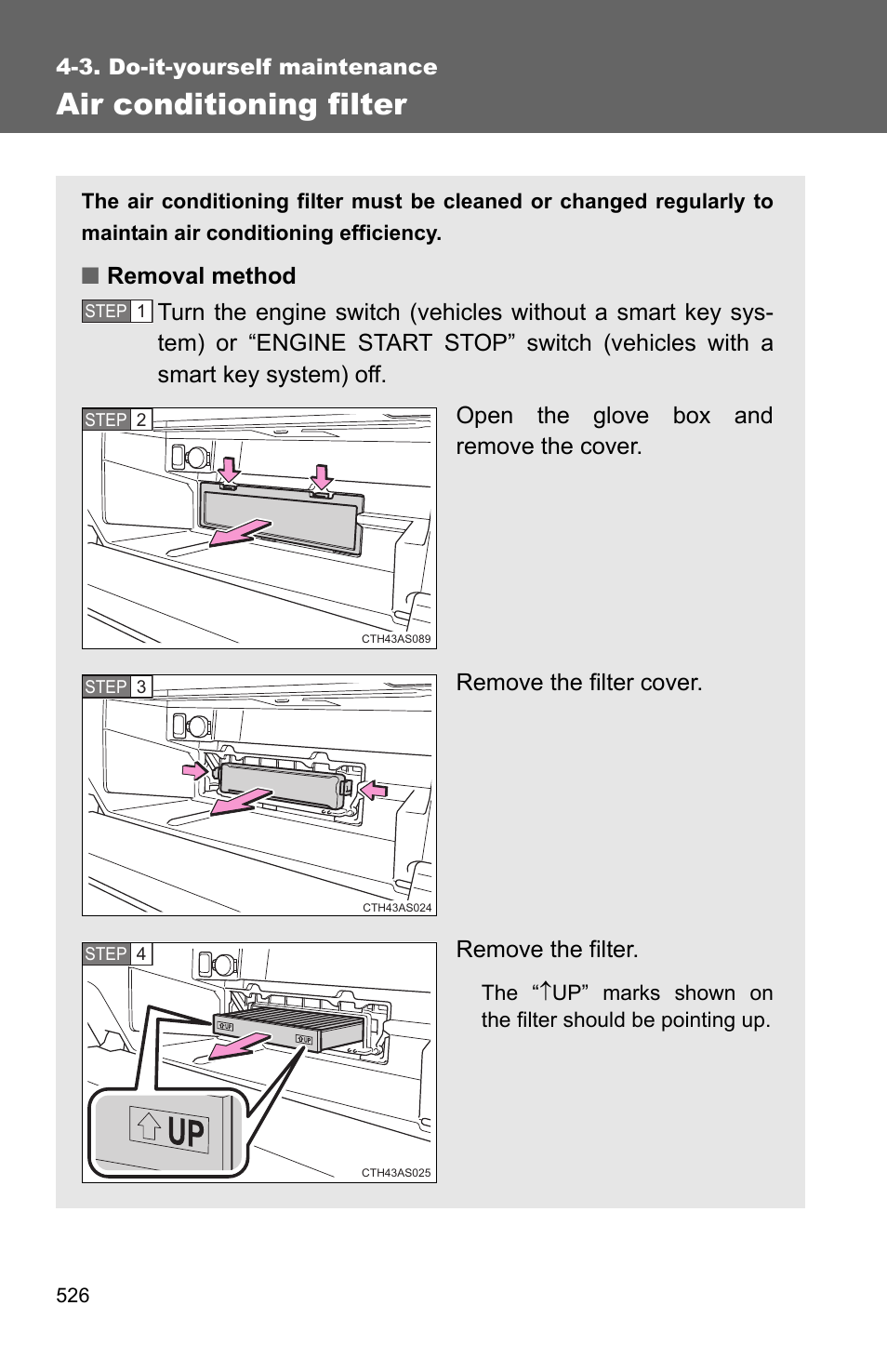 Air conditioning filter | TOYOTA 2011 4Runner User Manual | Page 547 / 697