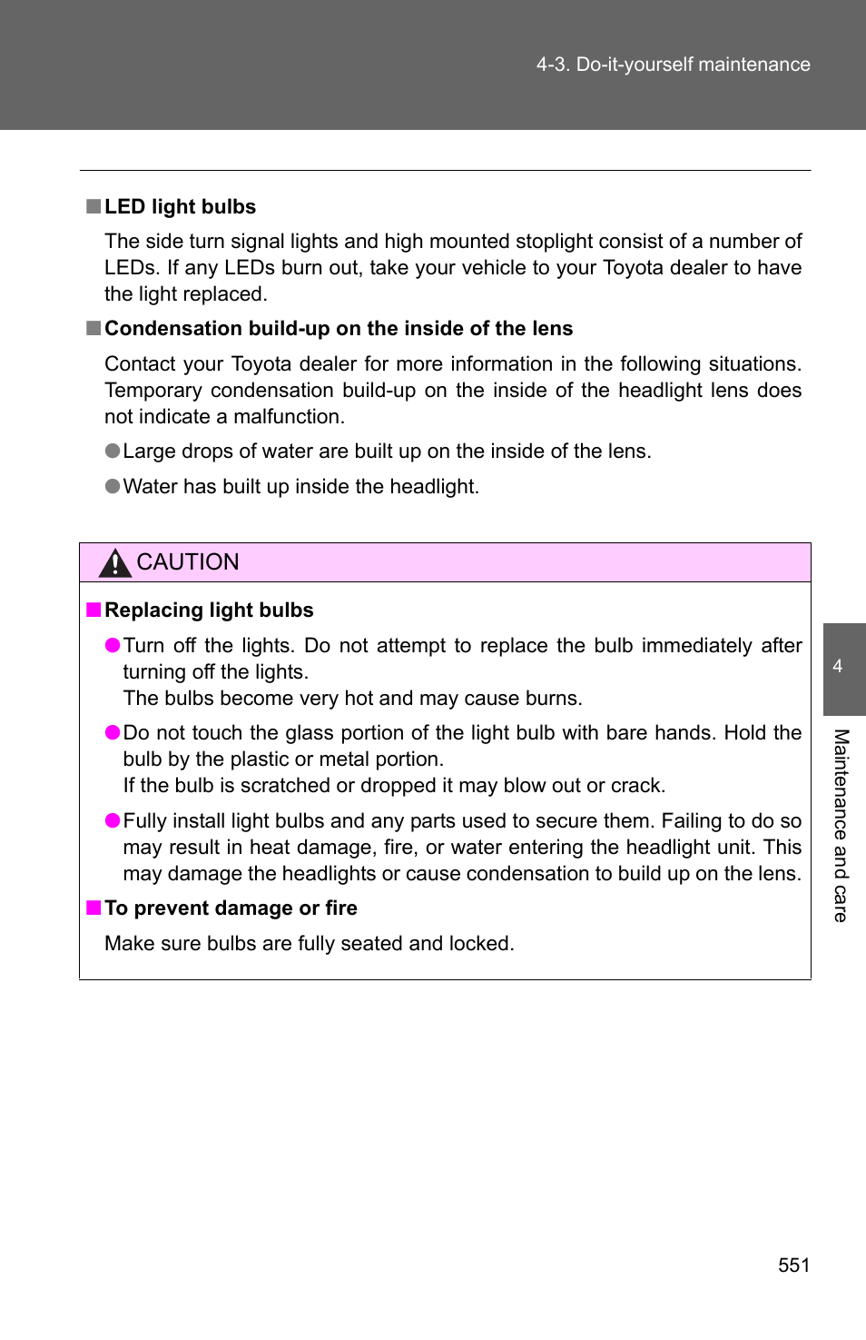 TOYOTA 2011 4Runner User Manual | Page 572 / 697