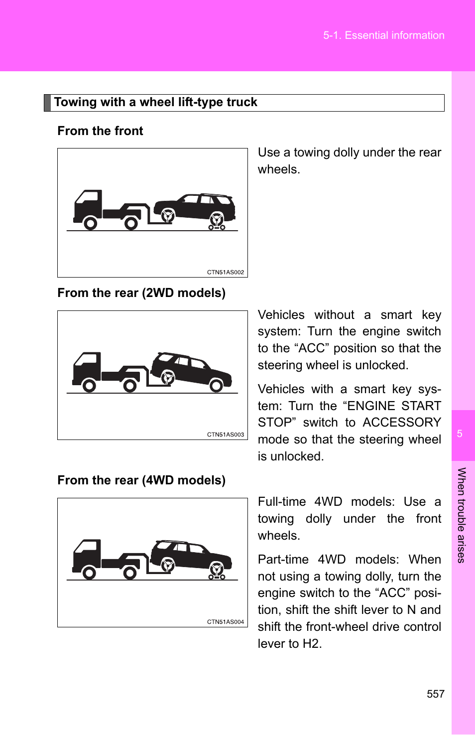 TOYOTA 2011 4Runner User Manual | Page 577 / 697