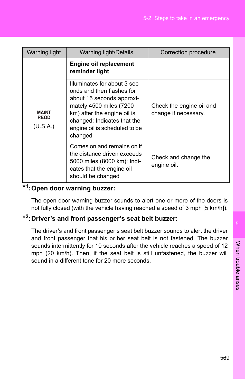 TOYOTA 2011 4Runner User Manual | Page 589 / 697