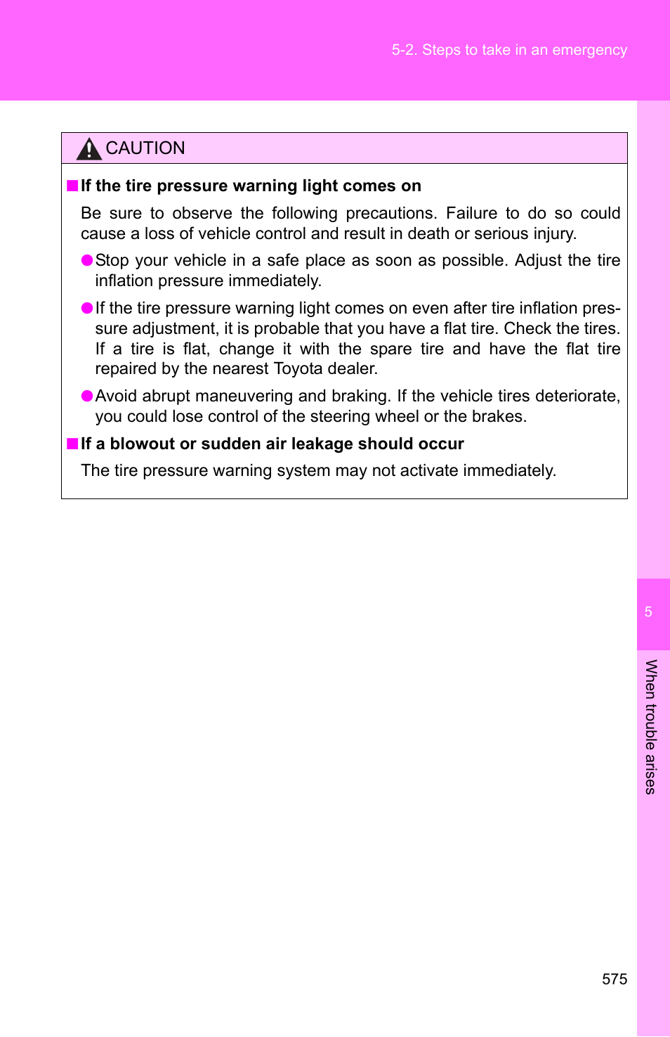 TOYOTA 2011 4Runner User Manual | Page 595 / 697