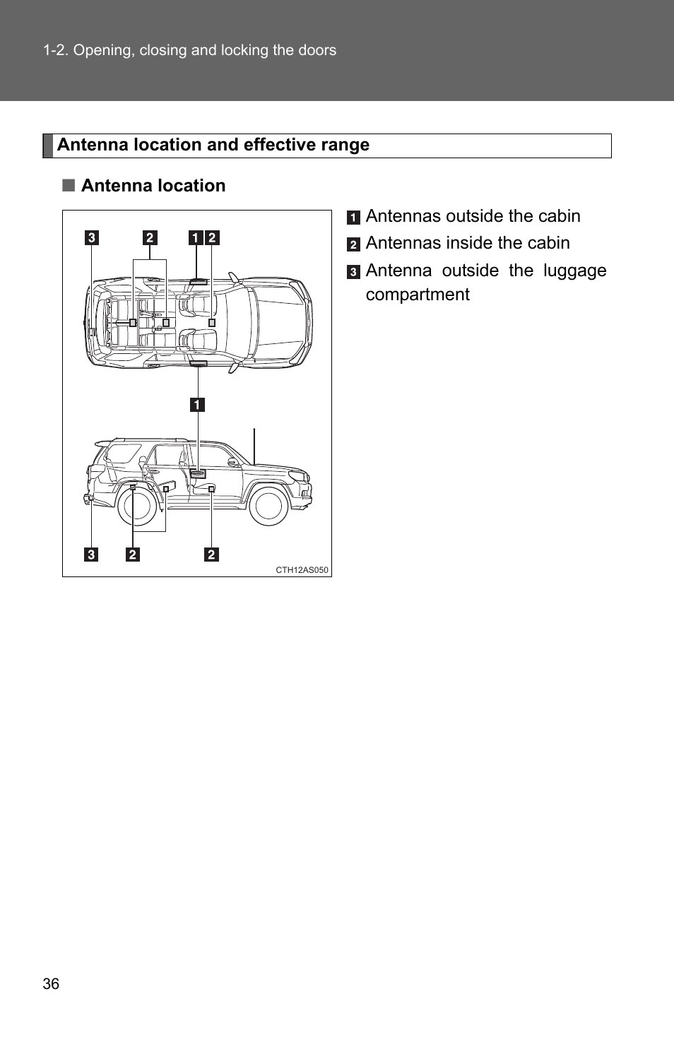 TOYOTA 2011 4Runner User Manual | Page 61 / 697