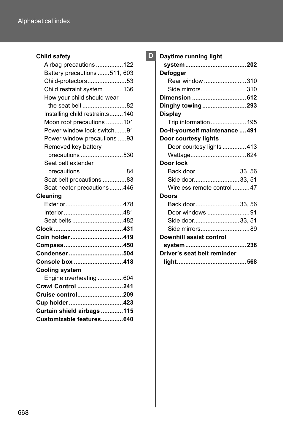 TOYOTA 2011 4Runner User Manual | Page 685 / 697