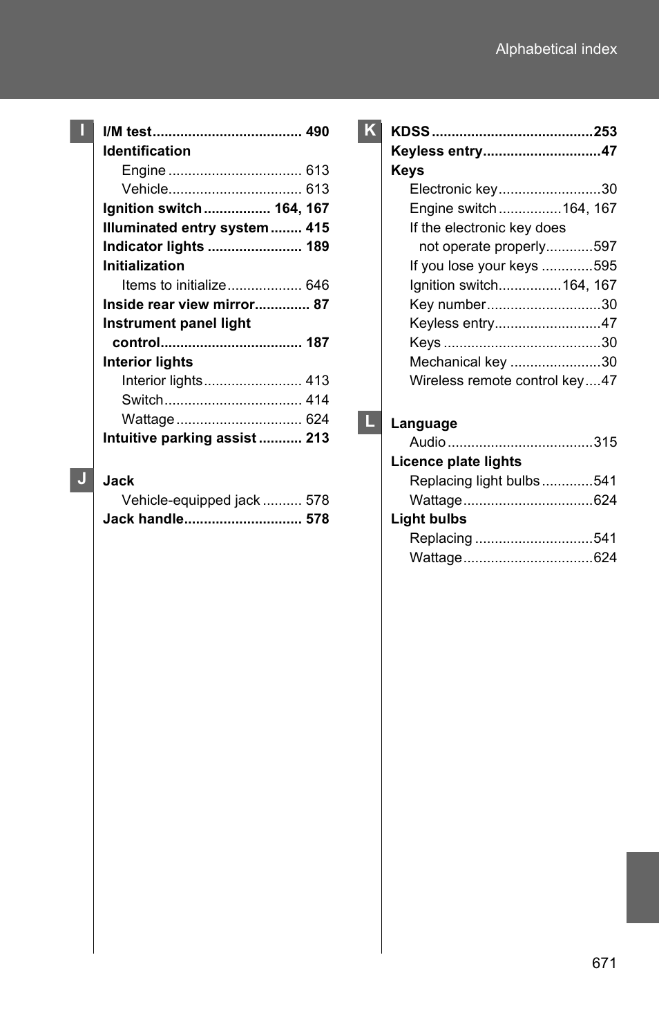 TOYOTA 2011 4Runner User Manual | Page 688 / 697