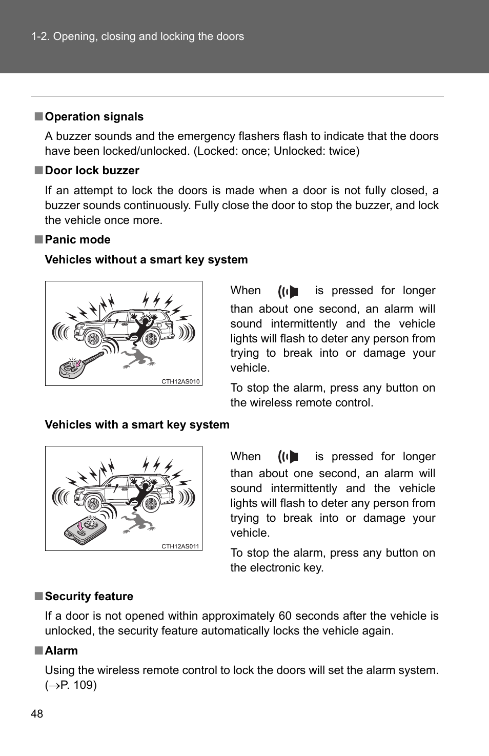 TOYOTA 2011 4Runner User Manual | Page 73 / 697