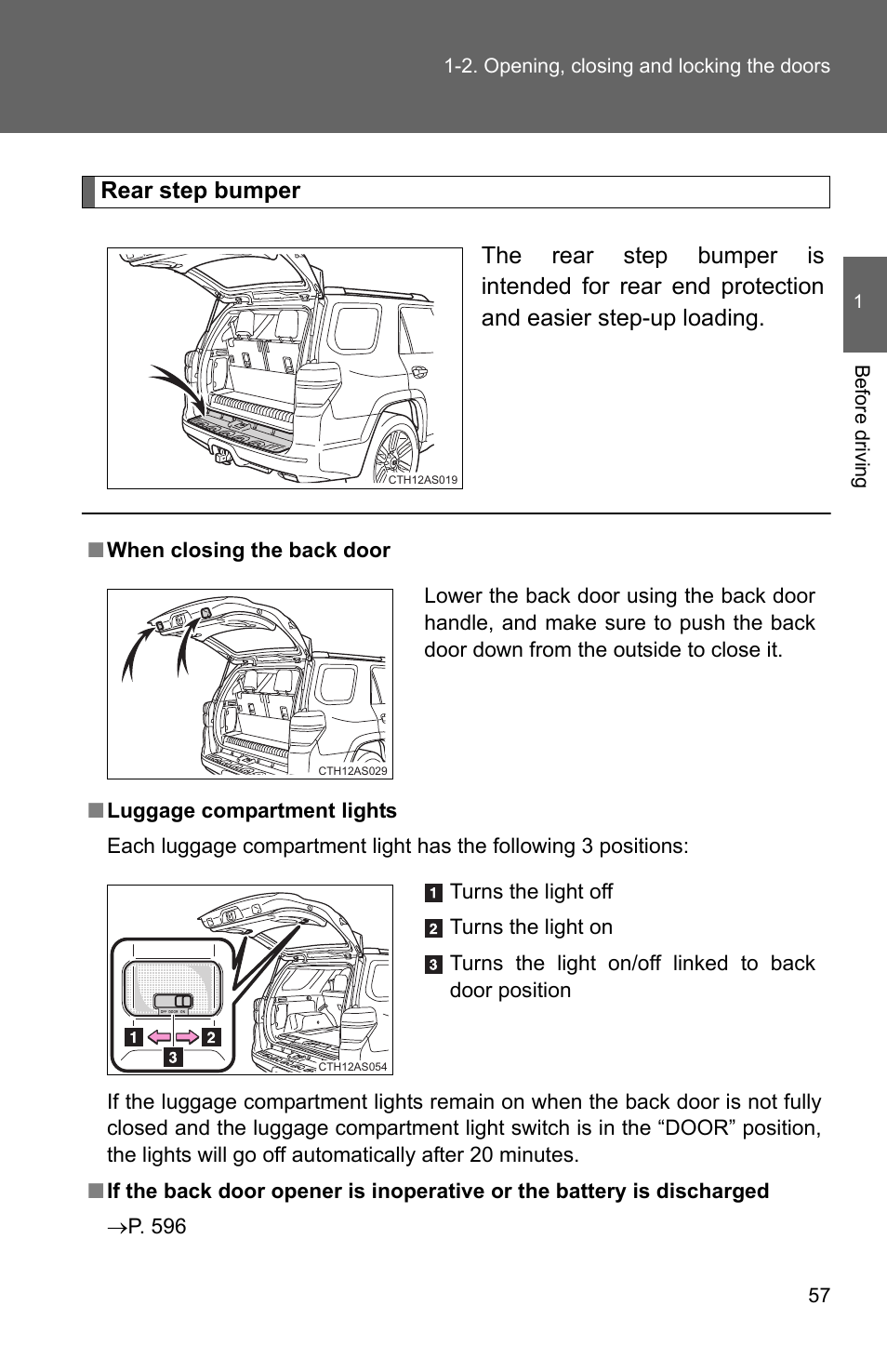 TOYOTA 2011 4Runner User Manual | Page 82 / 697