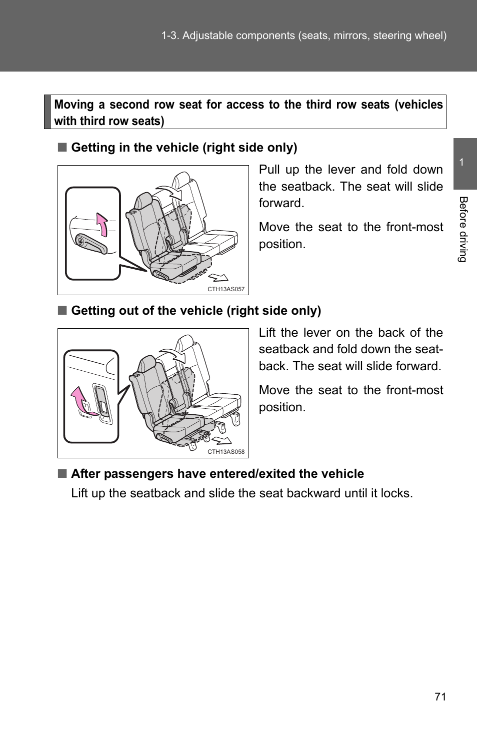 TOYOTA 2011 4Runner User Manual | Page 96 / 697