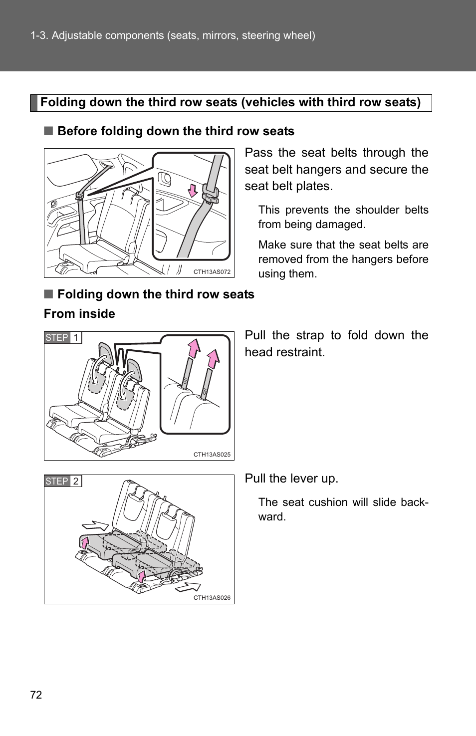 TOYOTA 2011 4Runner User Manual | Page 97 / 697