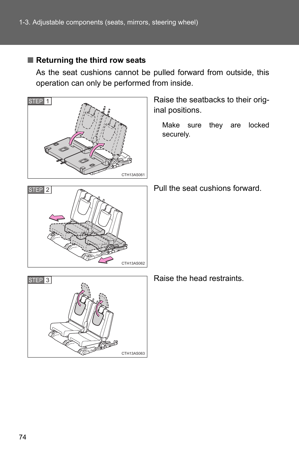 TOYOTA 2011 4Runner User Manual | Page 99 / 697