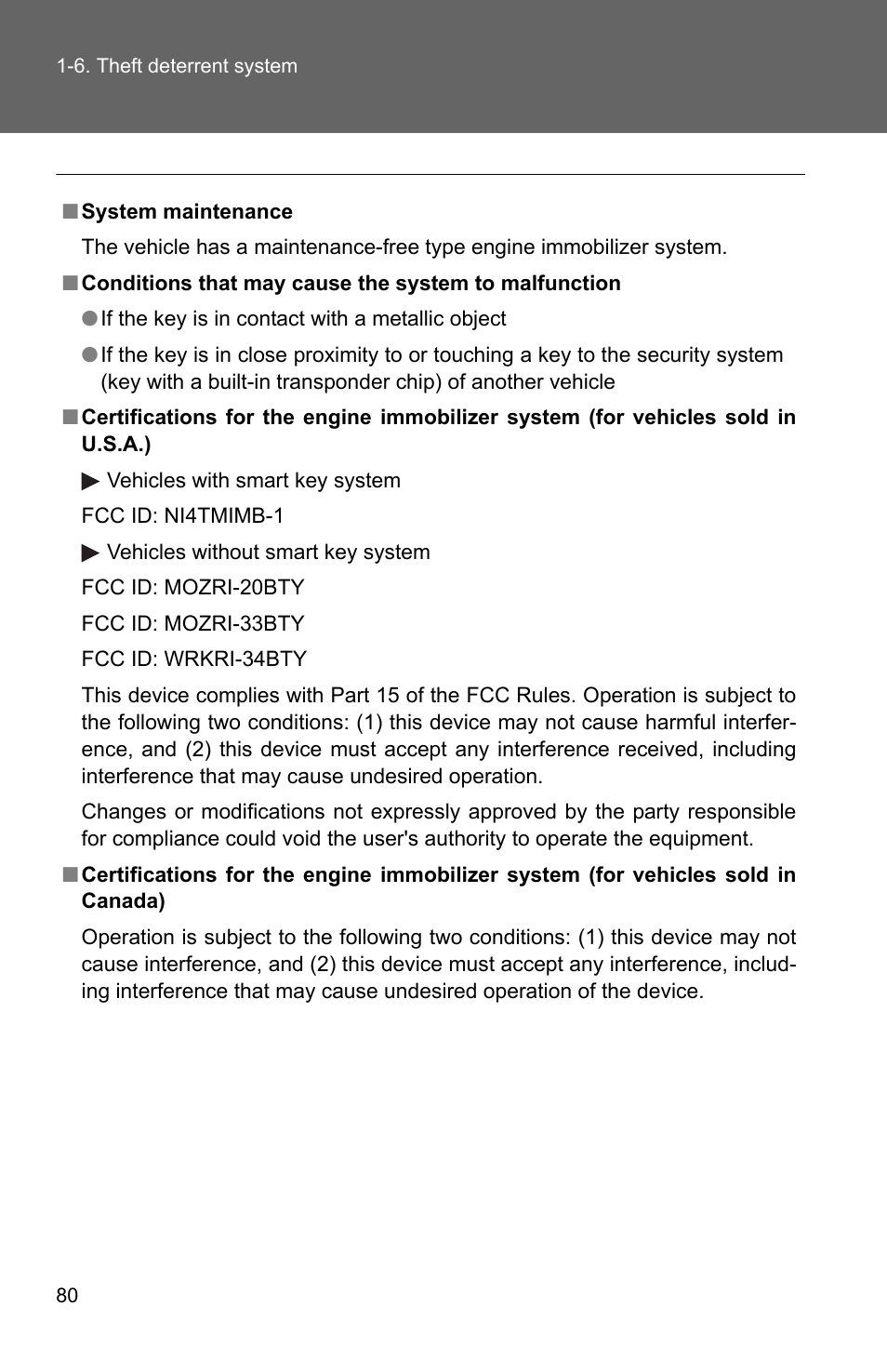 TOYOTA 2011 Corolla User Manual | Page 104 / 524