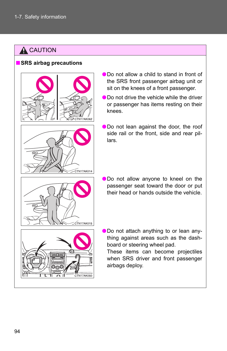 TOYOTA 2011 Corolla User Manual | Page 118 / 524