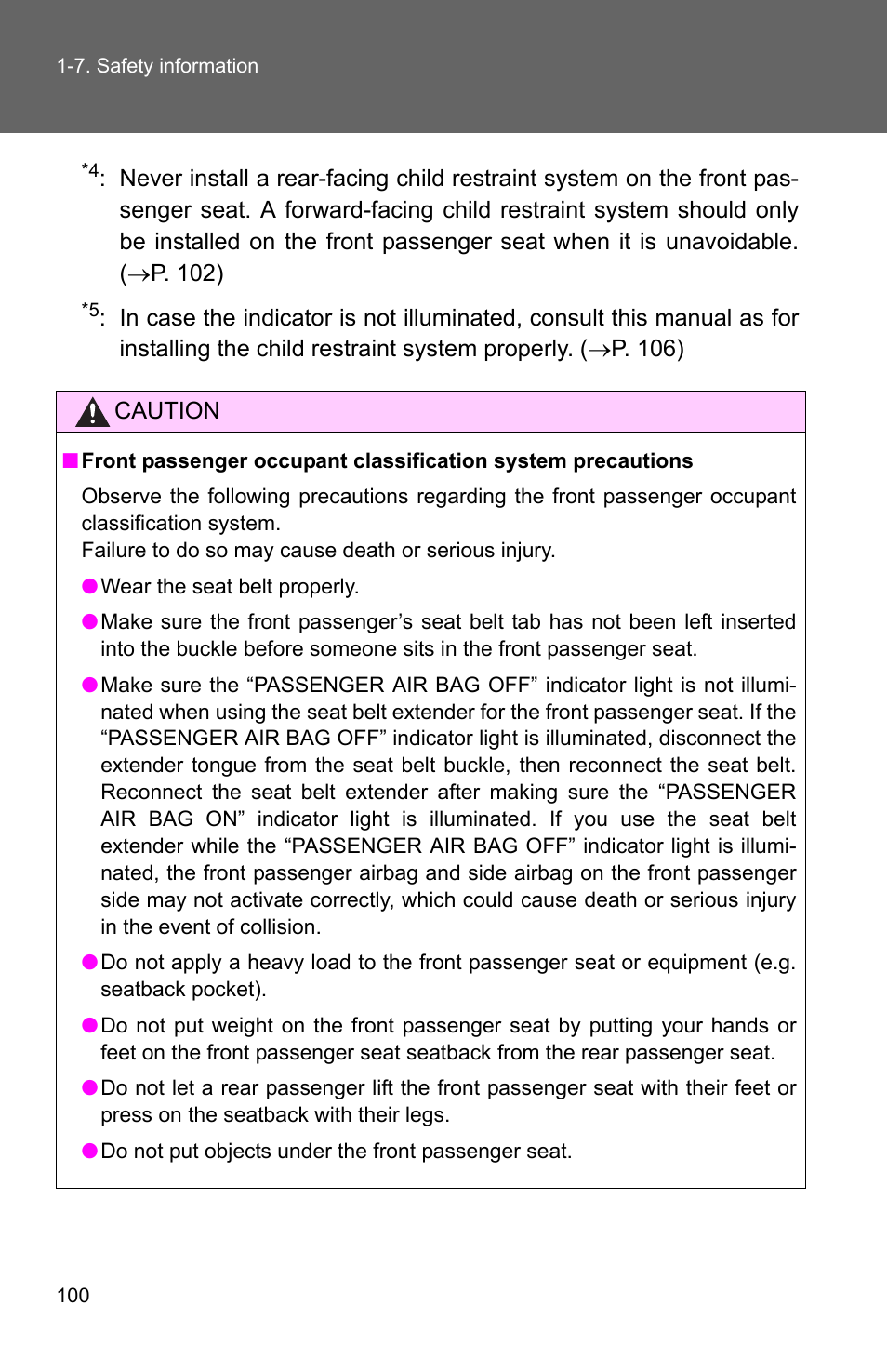 TOYOTA 2011 Corolla User Manual | Page 124 / 524