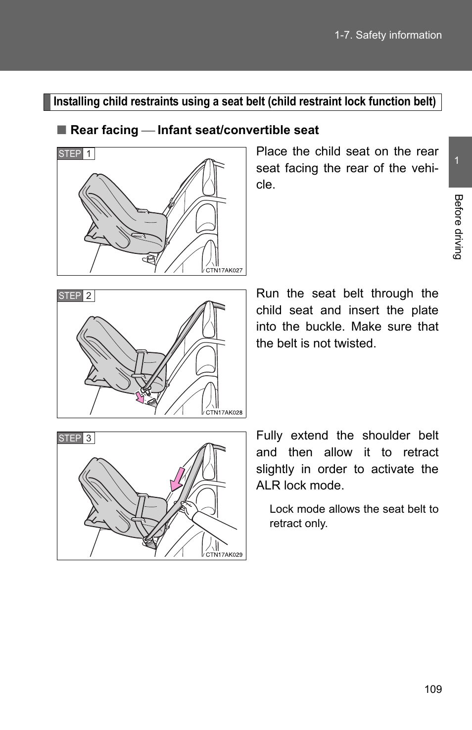 TOYOTA 2011 Corolla User Manual | Page 133 / 524