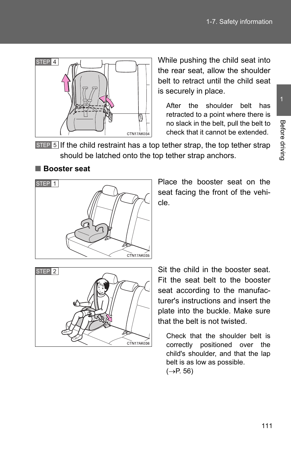 TOYOTA 2011 Corolla User Manual | Page 135 / 524