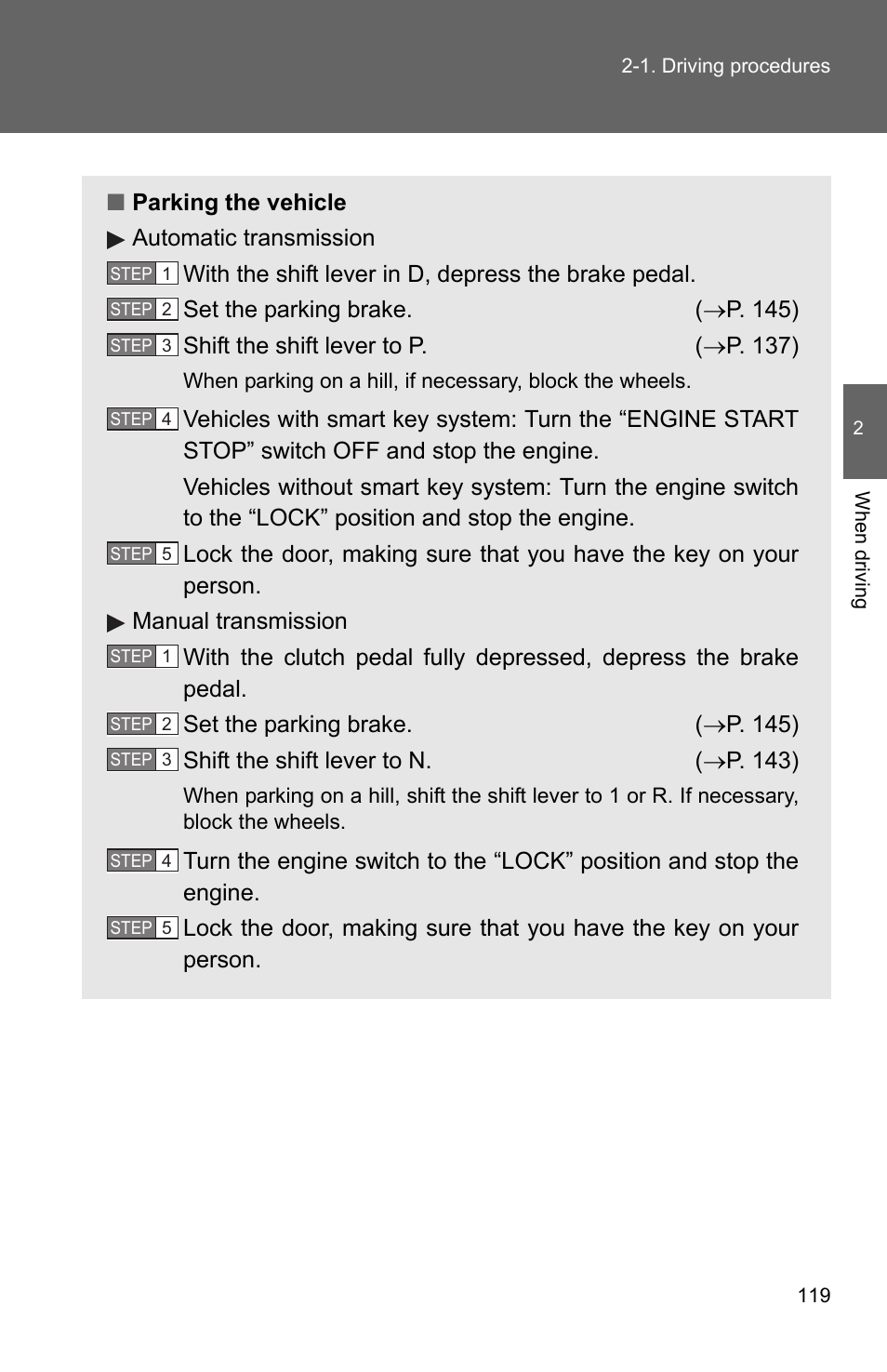 TOYOTA 2011 Corolla User Manual | Page 142 / 524