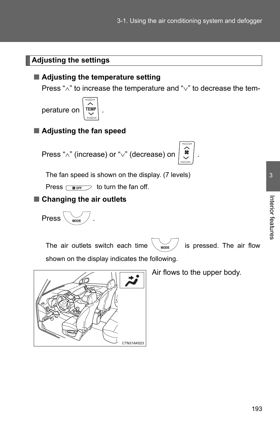 TOYOTA 2011 Corolla User Manual | Page 194 / 524