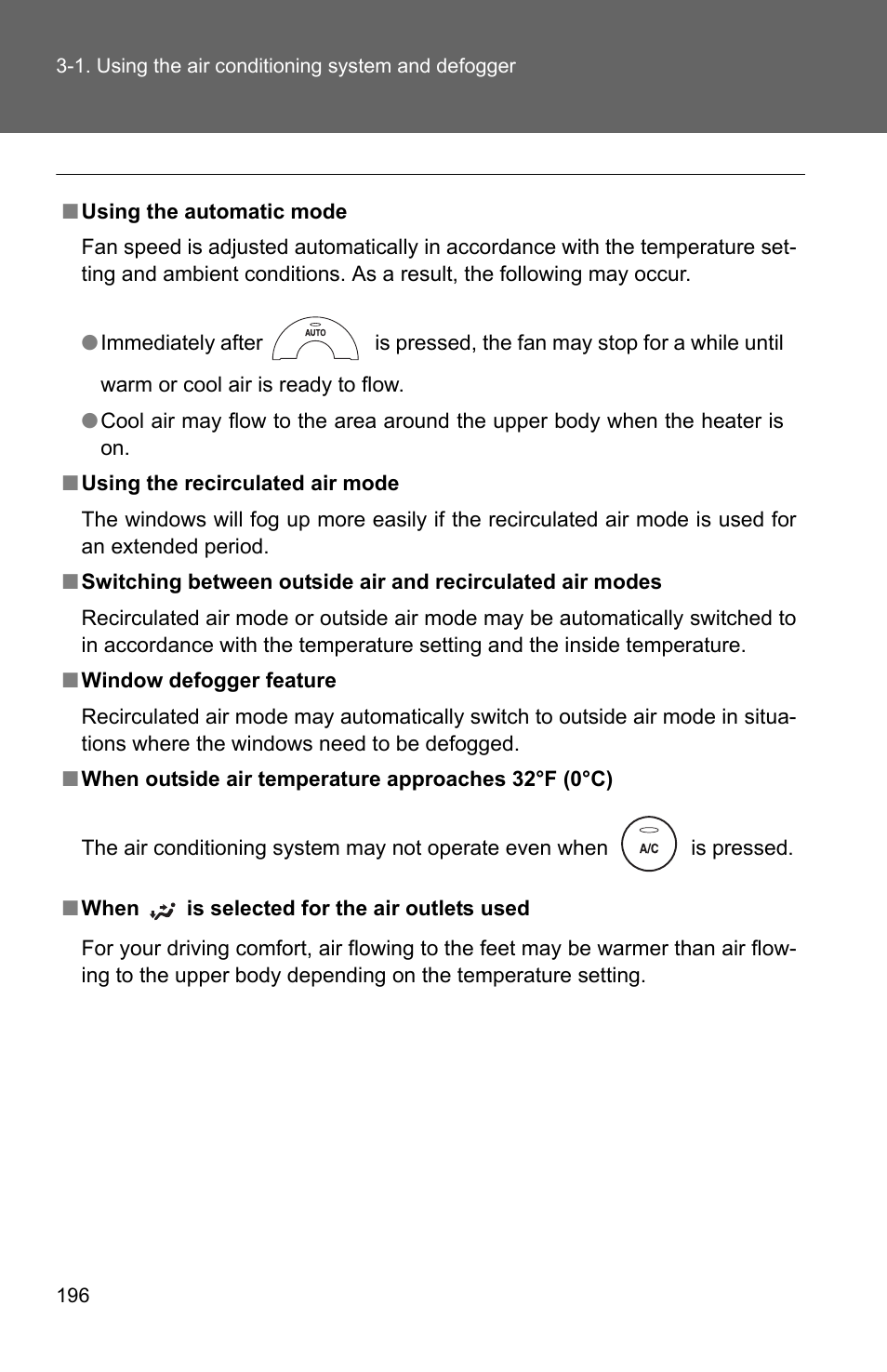 TOYOTA 2011 Corolla User Manual | Page 197 / 524