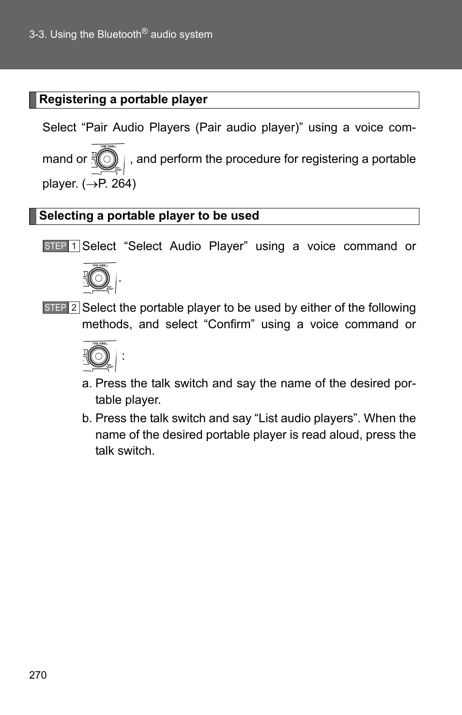 TOYOTA 2011 Corolla User Manual | Page 271 / 524