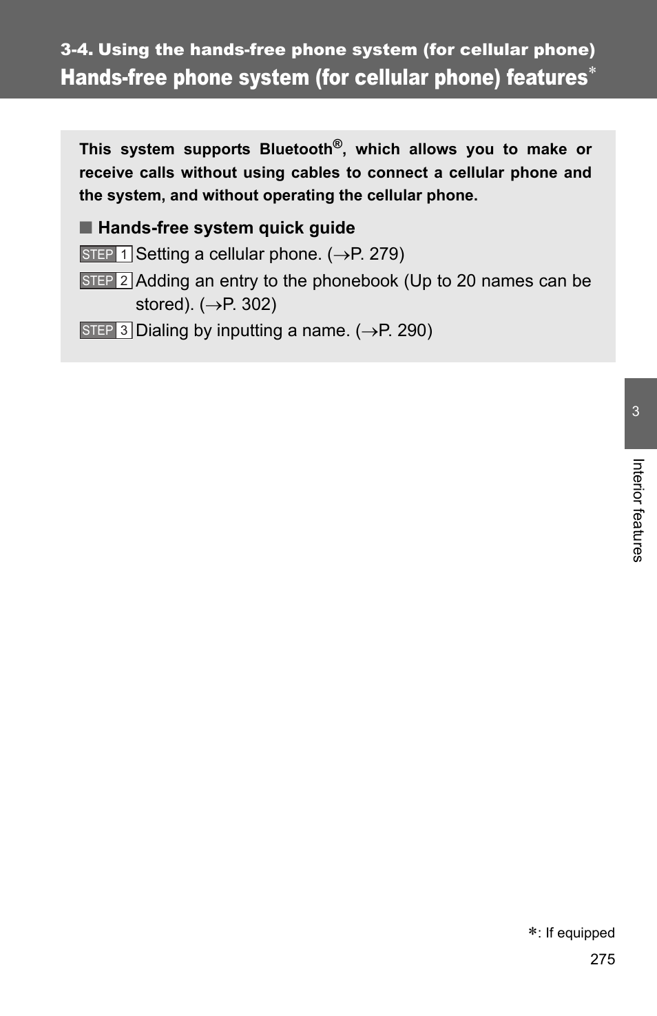 TOYOTA 2011 Corolla User Manual | Page 276 / 524