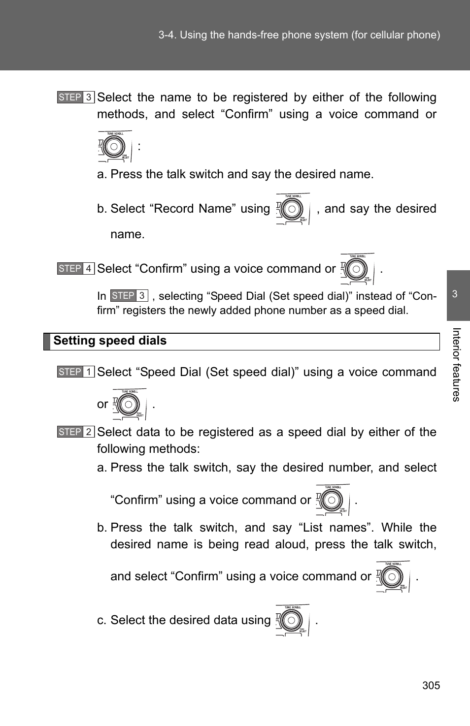 TOYOTA 2011 Corolla User Manual | Page 306 / 524