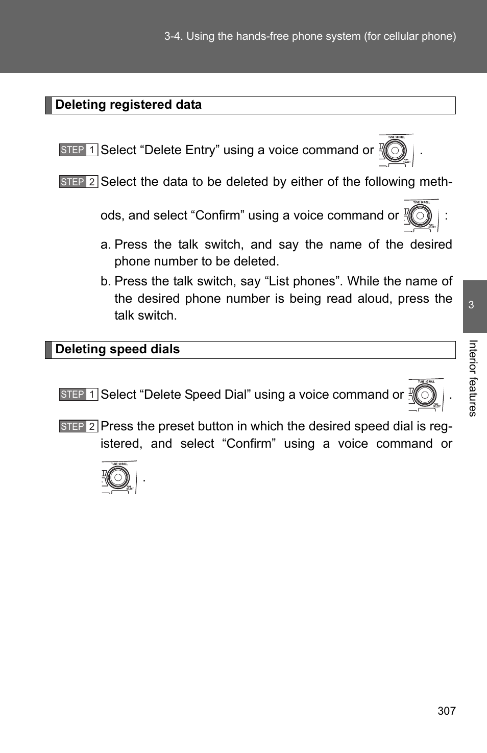 TOYOTA 2011 Corolla User Manual | Page 308 / 524