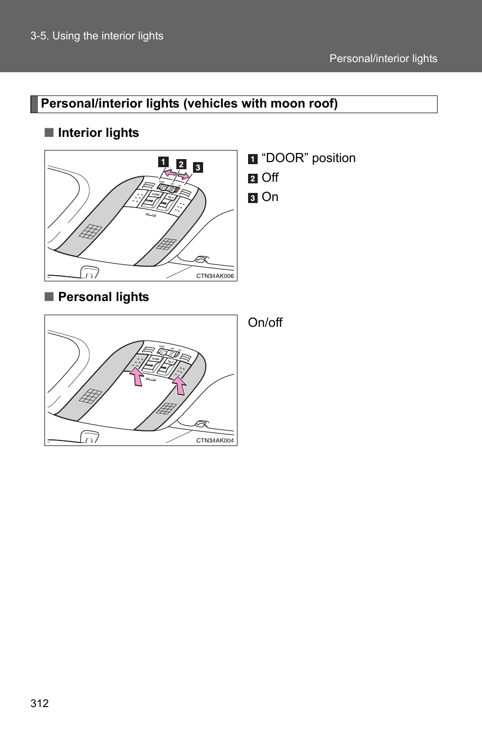 TOYOTA 2011 Corolla User Manual | Page 313 / 524