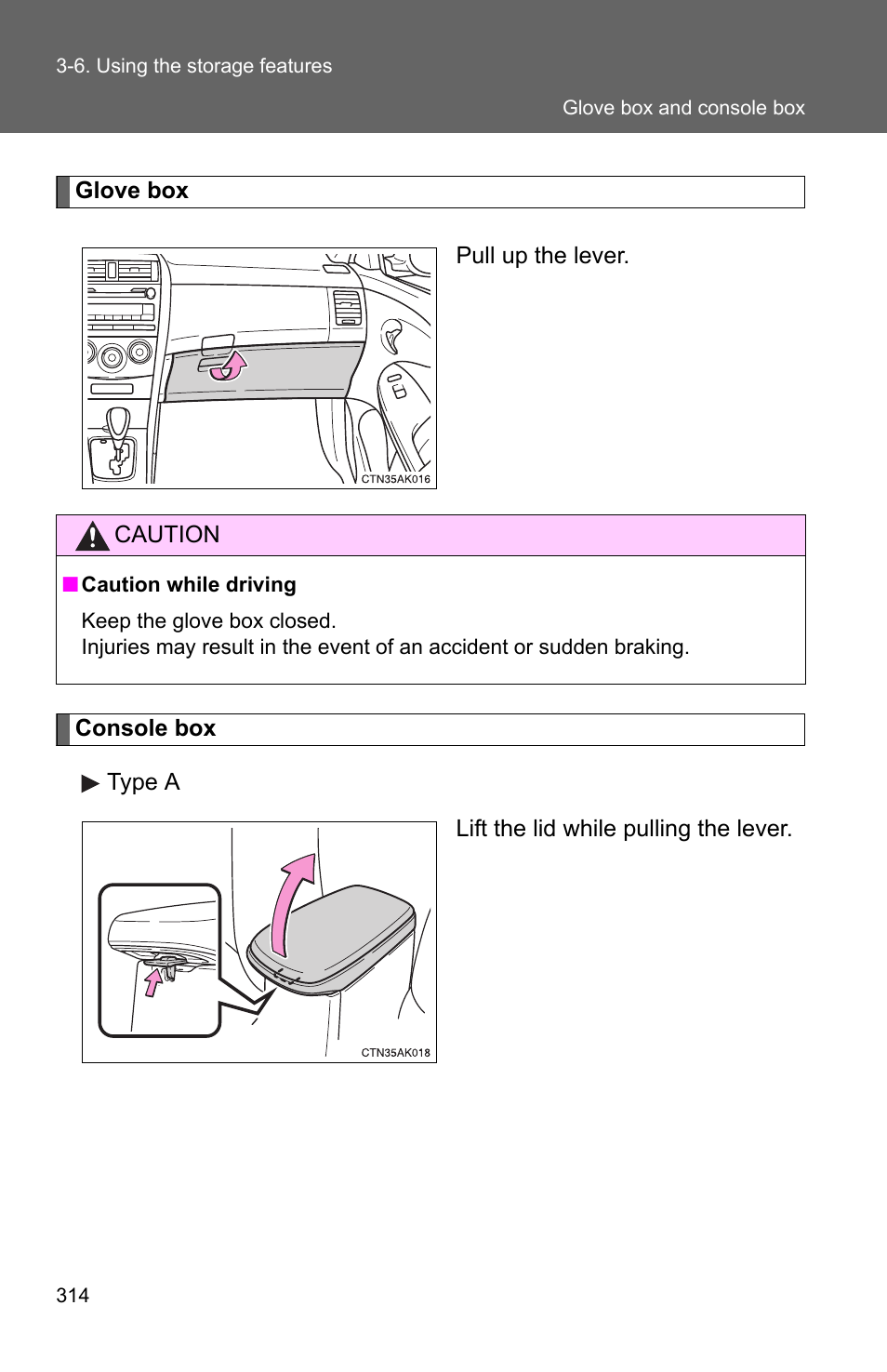 TOYOTA 2011 Corolla User Manual | Page 315 / 524