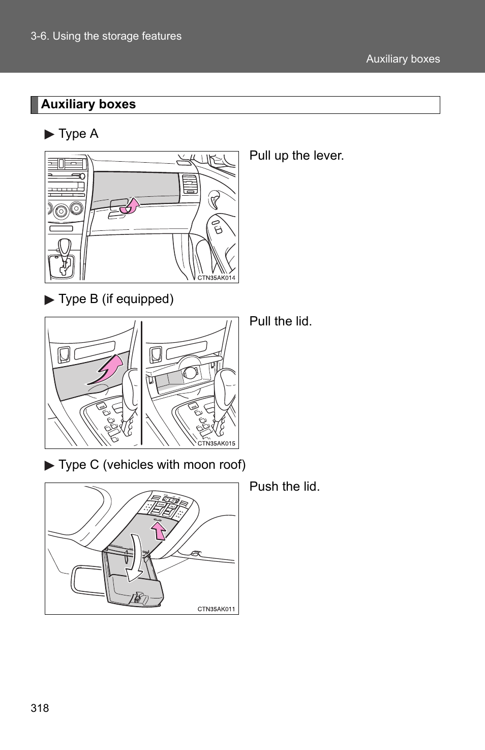 TOYOTA 2011 Corolla User Manual | Page 319 / 524