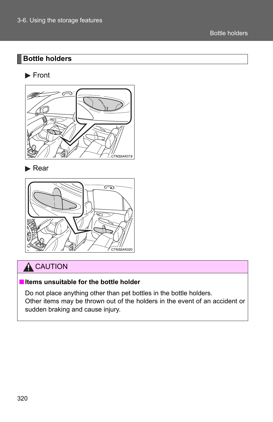 TOYOTA 2011 Corolla User Manual | Page 321 / 524